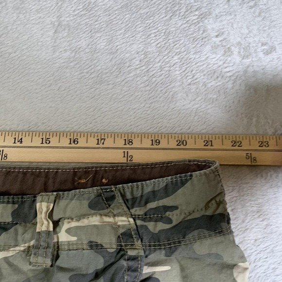 VTG Unionbay Cargo Shorts Mens‎ 42 Gray Camo Multi Pocket Utility Outdoor Casual - Picture 4 of 13